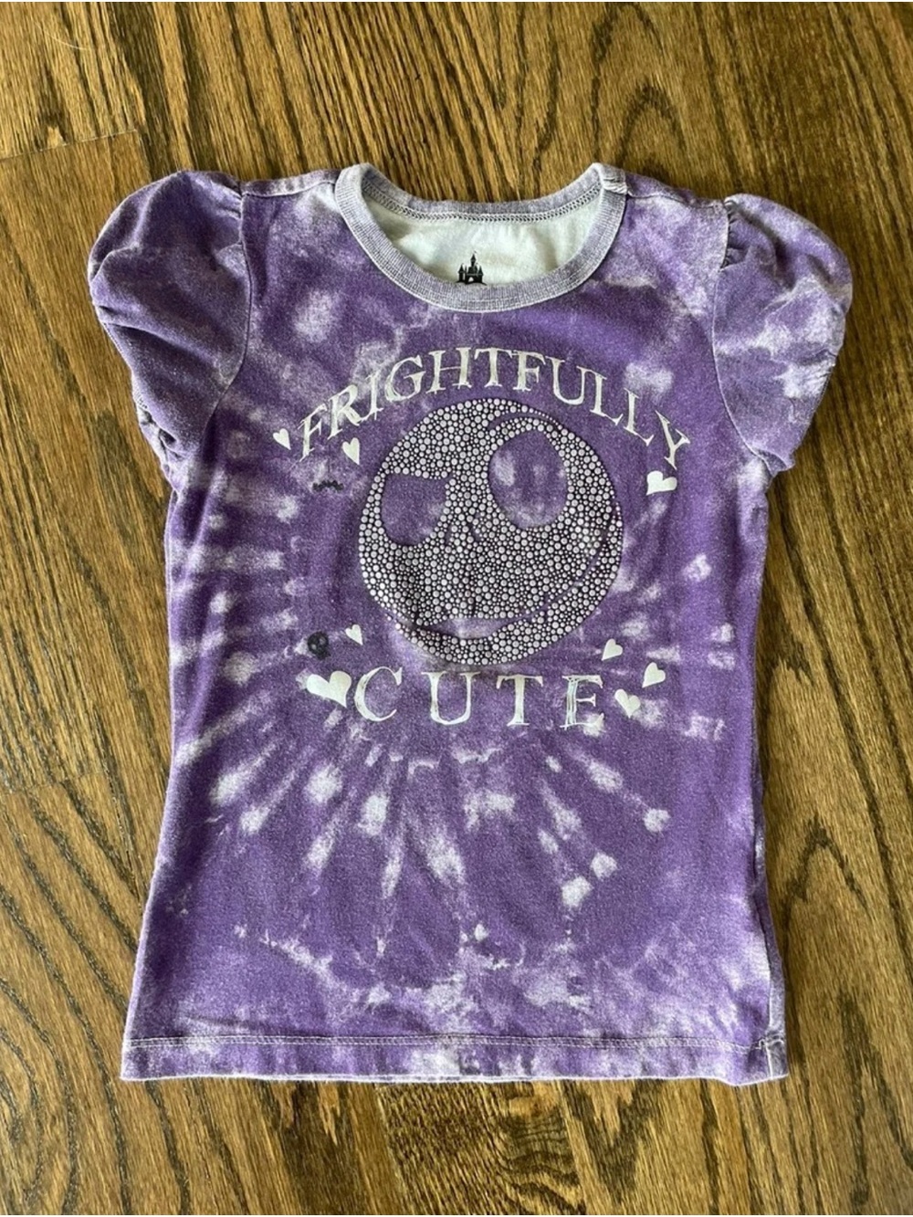 Disney Parks Jack Skellington Purple Tie-Dye Shirt XS